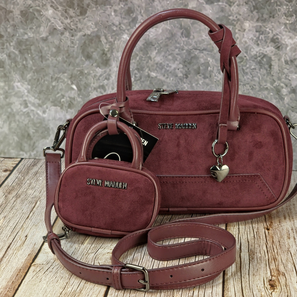 Steve Madden Bdiver-s Bloodstone Crossbody/Handbag Set